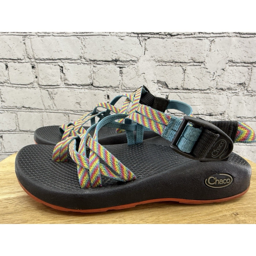 Chaco ZX/2 Yampa Sandals Sport Women's 6 Rainbow Striped